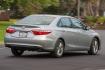2017 Ingot Silver Metallic /Grey Leather Toyota Camry SE (4T1BF1FK5HU) with an 2.5L L4 DOHC 16V engine, 6A transmission, located at 711 Las Vegas Blvd S, Las Vegas, NV, 89101, 36.161617, -115.145050 - Photo#3